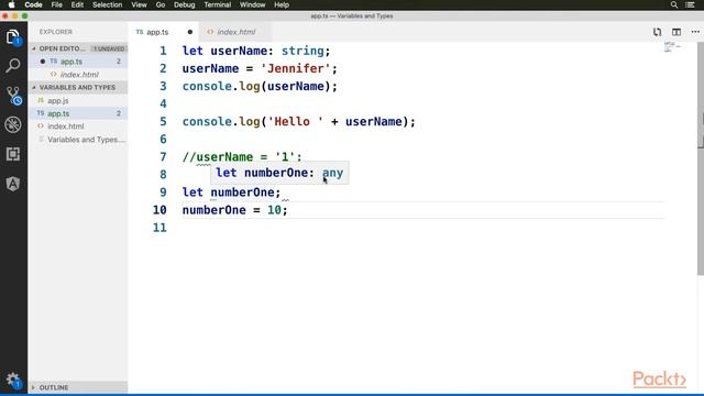 TypeScript for C# and .NET Developers: Variables and Types | packtpub.com смотреть онлайн