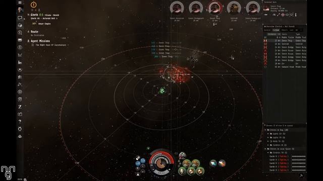 EVE Online - The Right Hand of Zazzmatazz Lvl4 - Sentry Dominix смотреть онлайн