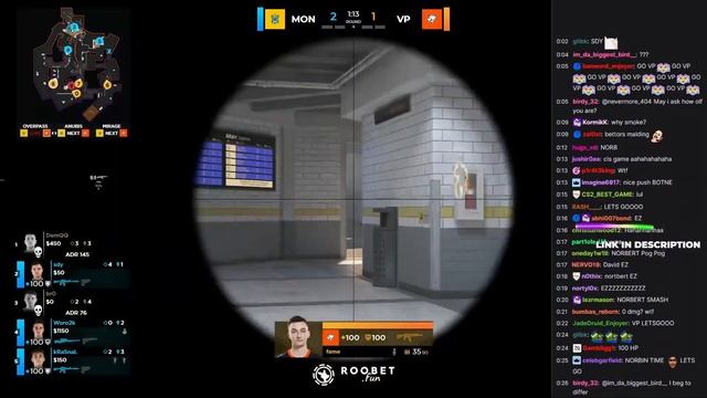 chat reacts to n0rb3r7 - 3 AK kills (2 HS)! - CS2 смотреть онлайн