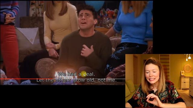 английский по сериалу Friends (Друзья): Rachel's 30-th birthday (30-й День рождения Рэйчел) субтитр смотреть онлайн