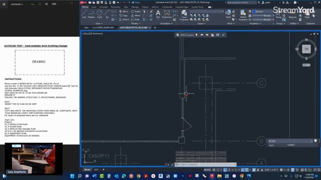 AutoCAD Testing for Job Interviews #4 (Challenging Issue) смотреть онлайн