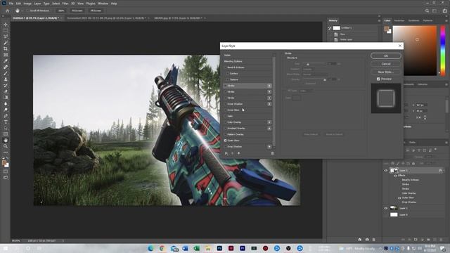 How to use Adobe Photoshop 2021 for Beginners! (COD Thumbnail guide) смотреть онлайн