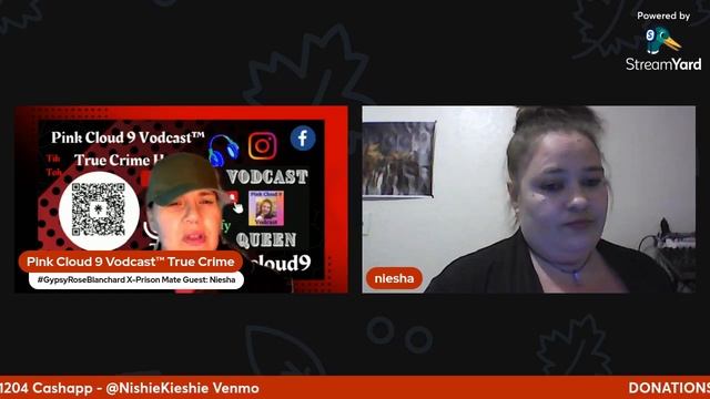 #GypsyRoseBlanchard X-Prison Mate Guest: Niesha @PinkCloud9.Vodcast.TrueCrime смотреть онлайн
