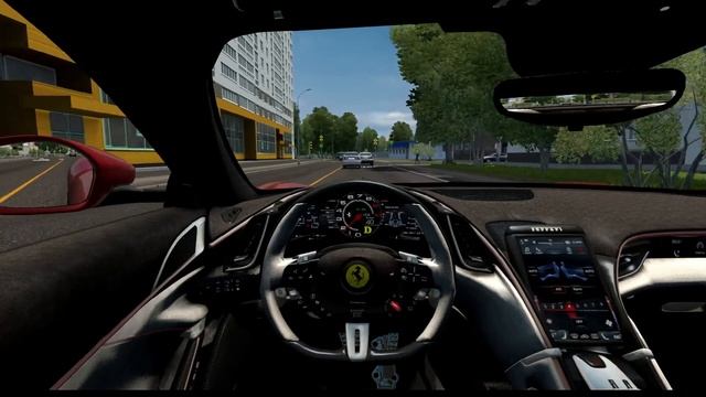Ferrari Roma - City Car Driving смотреть онлайн