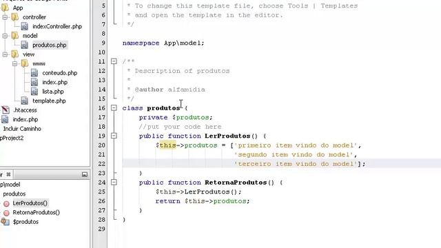 Construção de um model em um padrão MVC em PHP смотреть онлайн