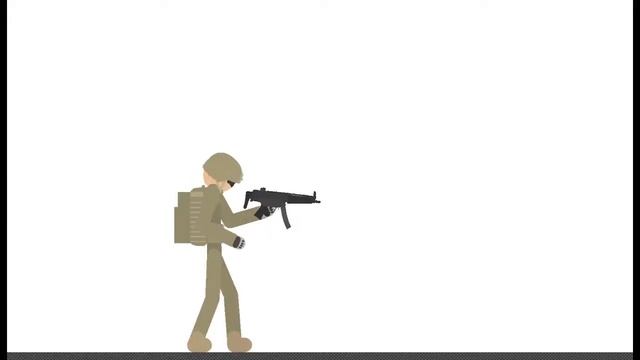 US Soldier MP5 test - Stick Nodes Animation смотреть онлайн