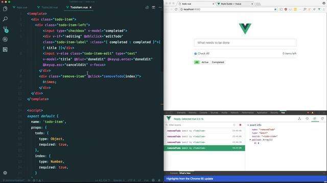 Vue.js Todo App - Component Communication - Part 2 смотреть онлайн
