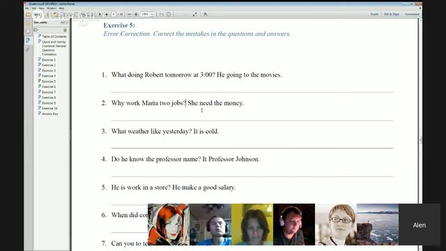 Grammar Practice Worksheets - Questions (continued) смотреть онлайн