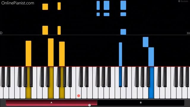 Johann Strauss - The Blue Danube - Piano Tutorial - Waltz Op. 314 смотреть онлайн