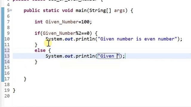 How to find given number is odd or even | Java | Tamil | QE Tech смотреть онлайн