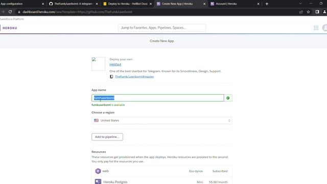 Tutorial to deploy Hellbot on Heroku | 2023 смотреть онлайн