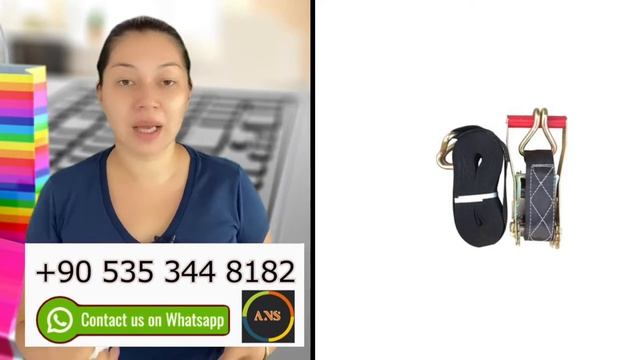 Стяжной ремень для фиксации груза в процессе транспортировки. Бесплатная доставка из Турции смотреть онлайн