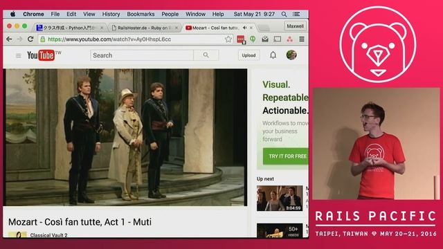 Rails Pacific 2016 - Robot on Rails by Max Hawkins смотреть онлайн