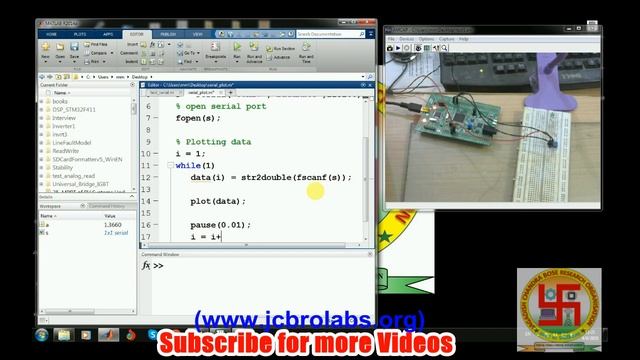 How to Plot Real Time Serial Data from hardware in Matlab? смотреть онлайн