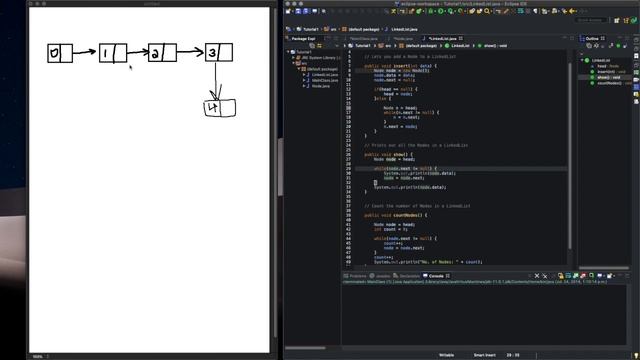 Full Java Tutorial - Data Structures Lesson #3 - Linked List (Implementation) смотреть онлайн