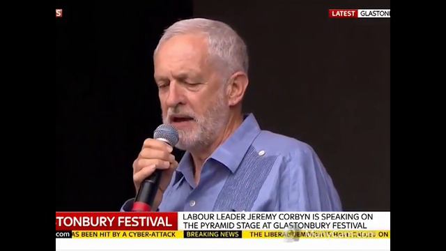 Jeremy Corbyn Rave At Glastonbury 2017 смотреть онлайн