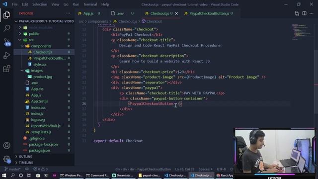 How to add PayPal Checkout with React JS смотреть онлайн