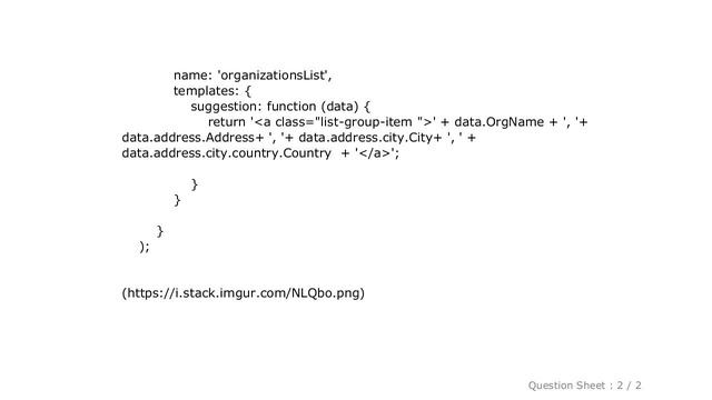 HTML : Why Typeahead shows json object in input after click смотреть онлайн