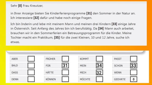 Deutsch Lernen, Prüfung B1, TESTE DICH, Wie Gut Du Bist? Leseverstehen & Sprachbausteine