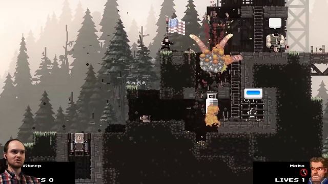 Broforce ► БРОТЮНИ СНОВА В ДЕЛЕ |4| кооп прохождение