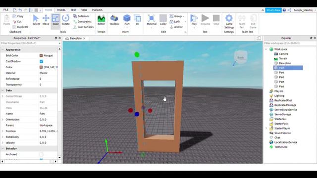 How to Make a Window in ROBLOX Studio смотреть онлайн