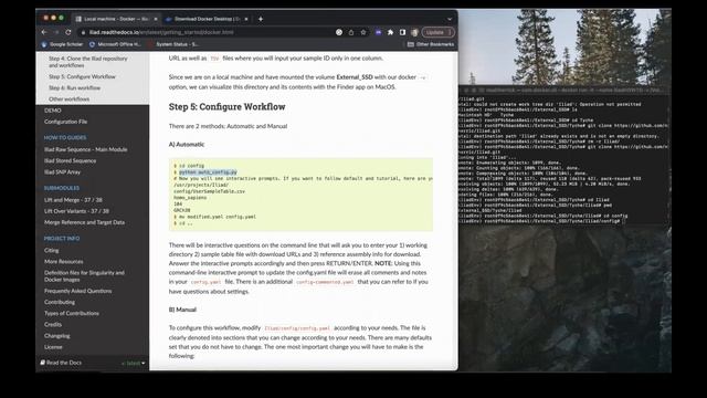 Docker Install and Run - Genomic data Snakemake workflows - ILIAD смотреть онлайн