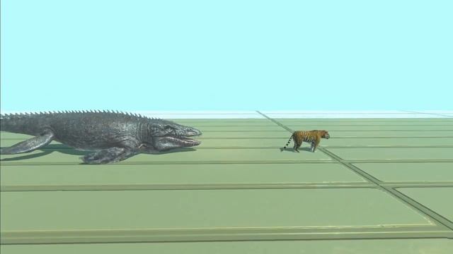Escape from MOSASAURUS - New Update Animal Revolt Battle Simulator - Escape from Monster смотреть онлайн