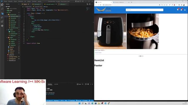 REACT E-COMMERCE APP - 4 Carousel (Kayan Resimler) смотреть онлайн