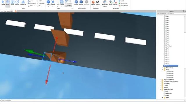 Create your OWN Line runner levels! (Tutorial) | ROBLOX Studio building | смотреть онлайн
