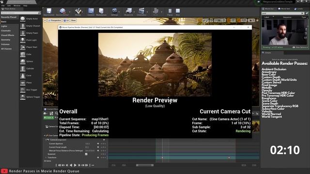 How to: Render Passes with the Movie Render Queue (Unreal Engine 4.26) смотреть онлайн