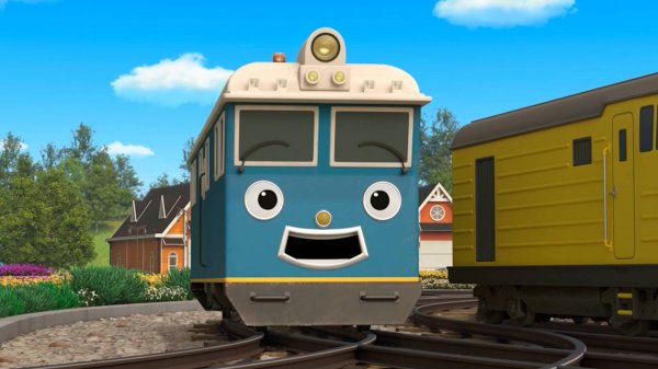 Паровозик Титипо, 3 сезон, 22 серия. Дэнни отправляется в пустыню