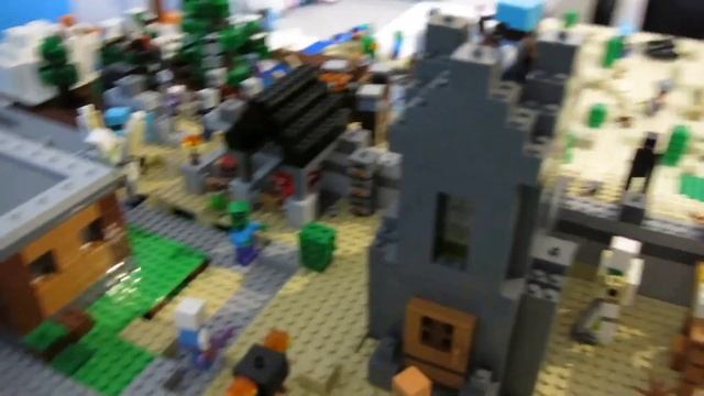 Lego Minecraft world update (new 1.14 village!) смотреть онлайн