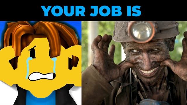Roblox Noob Becoming Sad (YOUR JOB IS) смотреть онлайн
