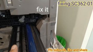 How to fix 362-01 in ricoh printer / SC362-01 in Ricoh /  solution for SC362 in ricoh printer