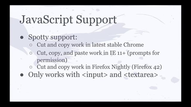 Interacting with the Clipboard through JavaScript смотреть онлайн