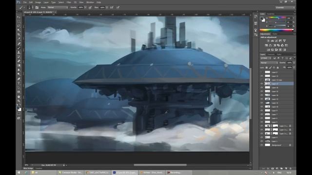 КАК РИСОВАТЬ ФОН. Иван Смирнов. CG Speedpaint. №3 смотреть онлайн