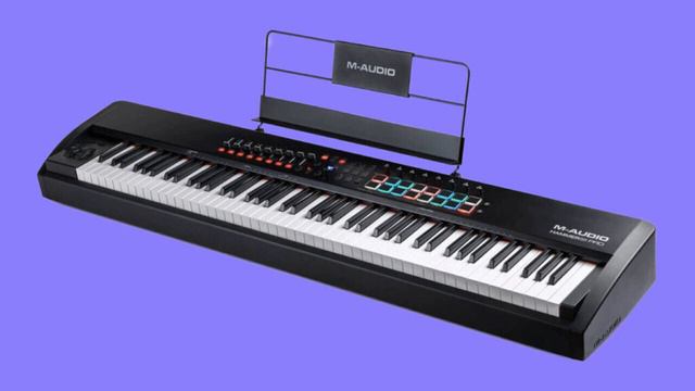 M-Audio Hammer 88 Pro, New Hammer Action MIDI Keyboard With Smart Controls смотреть онлайн