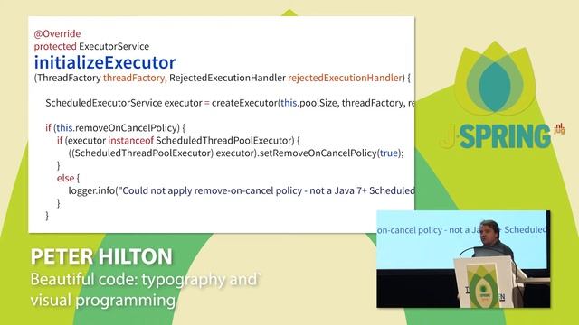 J-Spring 2018: Peter Hilton - Beautiful code: typography and visual programming смотреть онлайн
