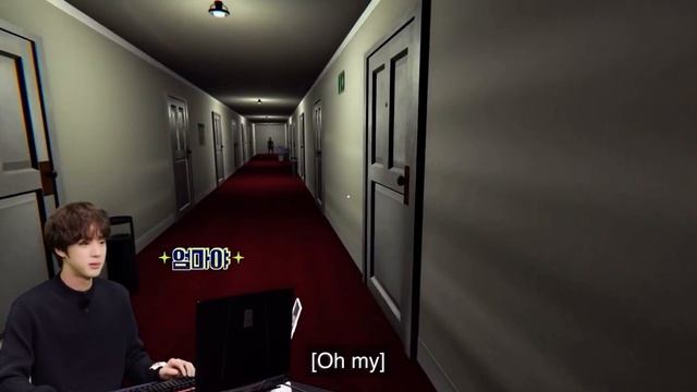Jin playing a horror game in ‘RUN BTS TV’ on-air part 1 #bts #army #runbts смотреть онлайн