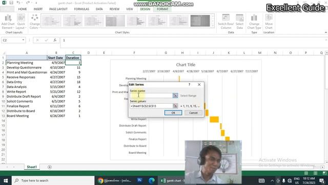 How to show time table Chart in excel смотреть онлайн