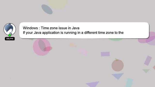 Windows : Time zone issue in Java смотреть онлайн