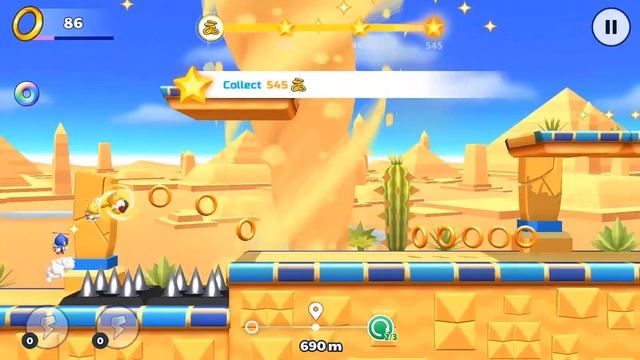 Sonic Runners Adventure Desert Ruins Level 15 Walkthrough Gameplay Android/iOS смотреть онлайн