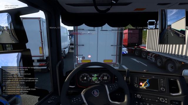 Типичный выезд из Дуйзбурга (Ets2MP)