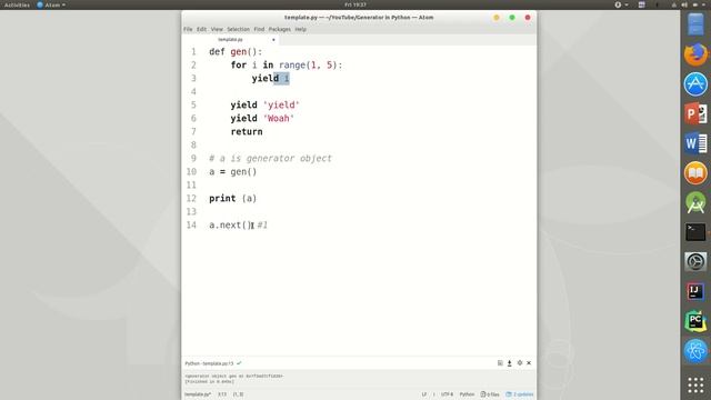 Generators in Python смотреть онлайн