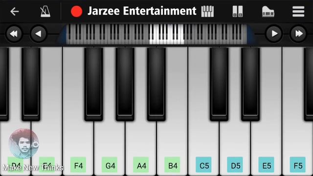 Play Tum Hi Ho on Mobile Piano by Raju alone смотреть онлайн
