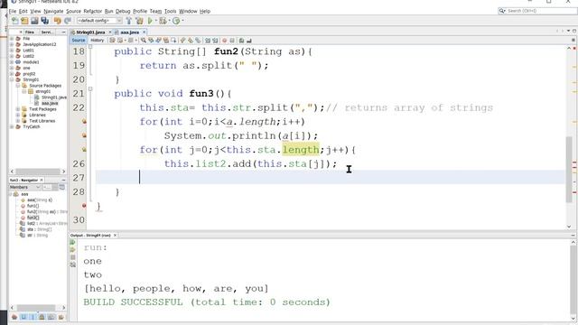 Java Copy string to arrayList01 смотреть онлайн