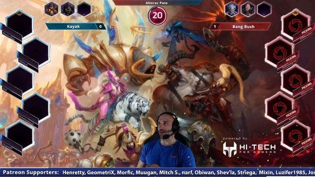 Bang Bush vs. Kayak - Masters Clash Q2 - Heroes of the Storm 2022 смотреть онлайн