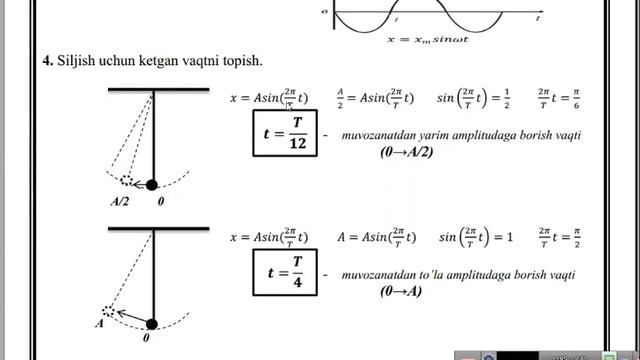 Fizika.Garmonik Tebranishlar