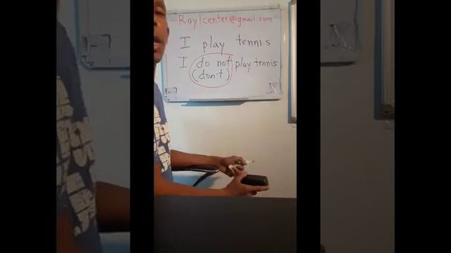 SIMPLE PRESENT ACTION VERBS - RAY LEARNING CENTER - VIDEO 2 NEGATIVE SENTENCES смотреть онлайн