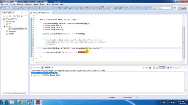How to use ArrayList Constructor which accepts Collection? | Java Collection Framework смотреть онлайн
